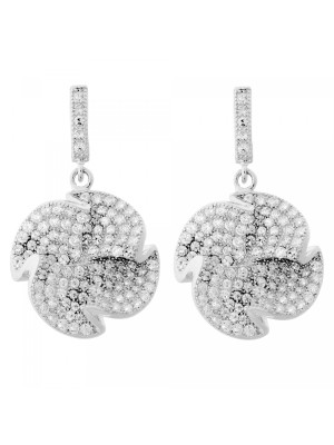 Argent Boucle d'oreille ZO-5171