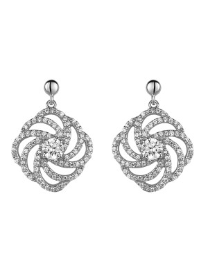 Argent Boucle d'oreille ZO-5178