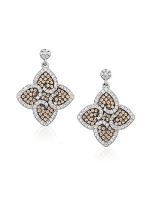 Argent Boucle d'oreille ZO-5225