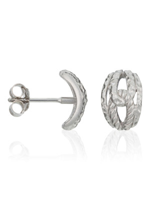 Argent Puce d'oreille ZO-5252