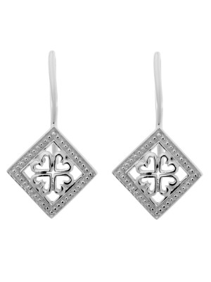 Argent Boucle d'oreille ZO-5254