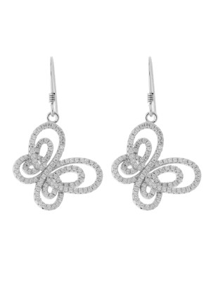 Argent Boucle d'oreille ZO-5264