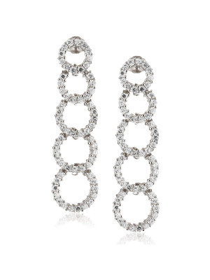 Argent Boucle d'oreille ZO-5762