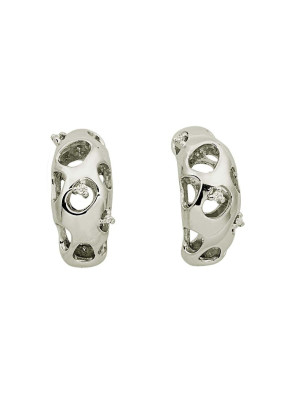 Argent Boucle d'oreille ZO-5845