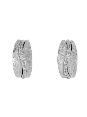 Argent Boucle d'oreille ZO-5847