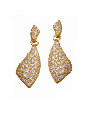 Argent Boucle d'oreille ZO-5884-GOLD