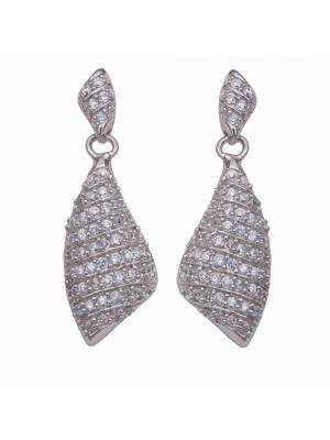 Argent Boucle d'oreille ZO-5884