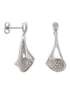 Argent Boucle d'oreille ZO-5935