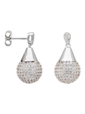 Argent Boucle d'oreille ZO-5938