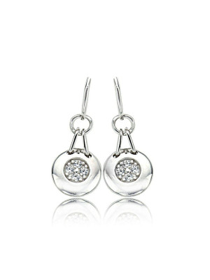 Argent Boucle d'oreille ZO-5953