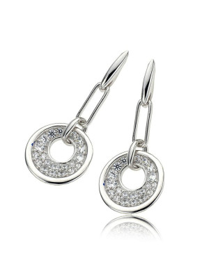 Argent Boucle d'oreille ZO-5961