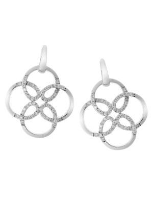 Argent Boucle d'oreille ZO-6085