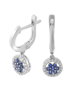 Erina Argent Boucle d'oreille ZO-7047