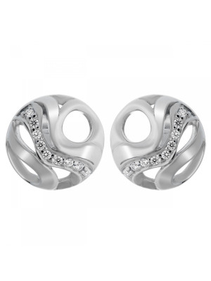 Elvina Argent Puce d'oreille ZO-7085