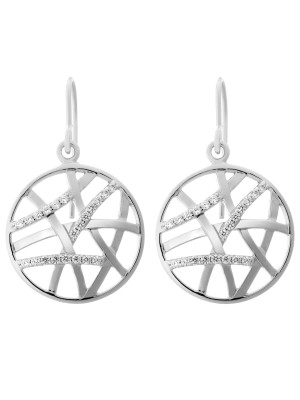 Amabella Argent Boucle d'oreille ZO-7098