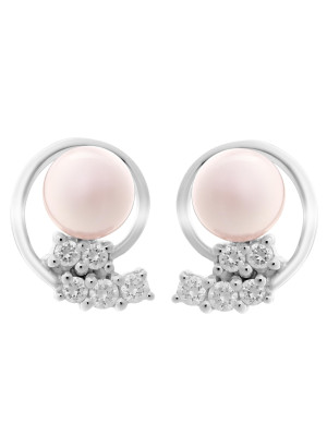 Alanna Argent Puce d'oreille ZO-7117