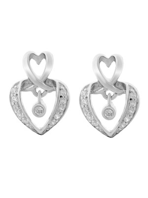 Loreta Argent Boucle d'oreille ZO-7126