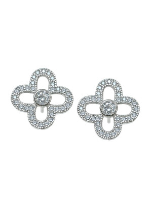 Laerke Argent Puce d'oreille ZO-7241