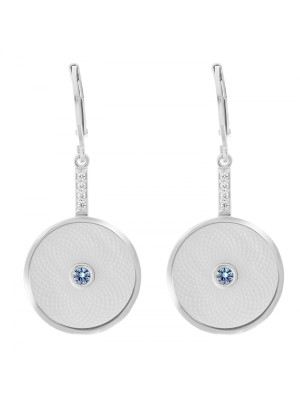 Genoa Argent Boucle d'oreille ZO-7291