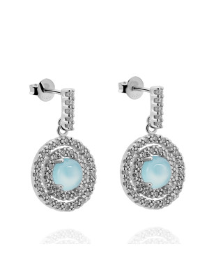 Rivera Argent Boucle d'oreille ZO-7481/BC