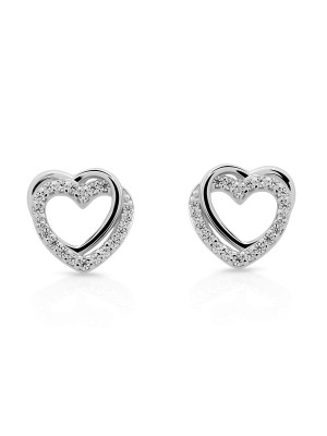 Ariana Argent Puce d'oreille ZO-7482