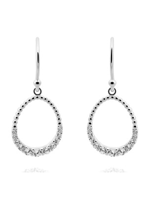 Aria Argent Boucle d'oreille ZO-7494