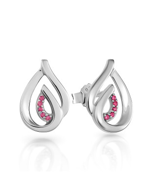 Dazzle Argent Puce d'oreille ZO-7518/R