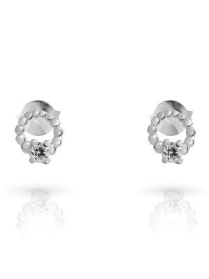 Premium Argent Puce d'oreille ZO-7562