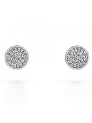 Bella Argent Puce d'oreille ZO-7565