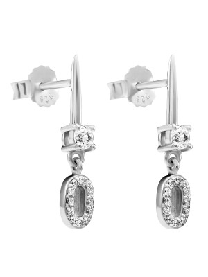 Lily Argent Boucle d'oreille ZO-7582