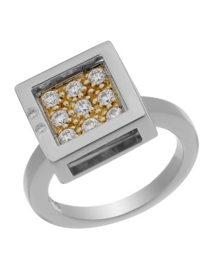 Argent Bague ZR-3366