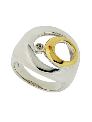 Argent Bague ZR-3482