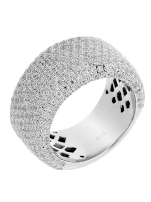 Argent Bague ZR-3518