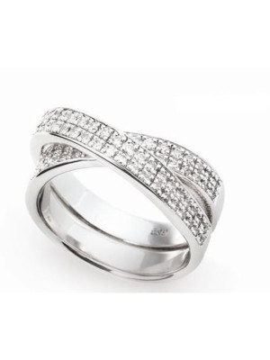 Argent Bague ZR-3519