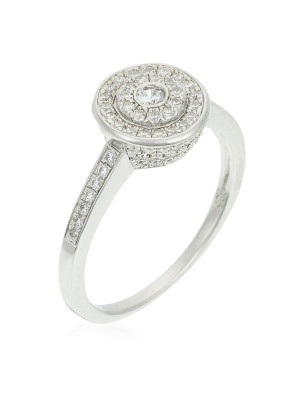 Argent Bague ZR-3522