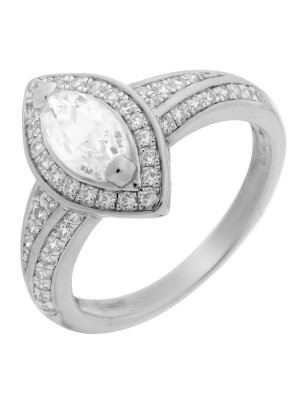 Argent Bague ZR-3525