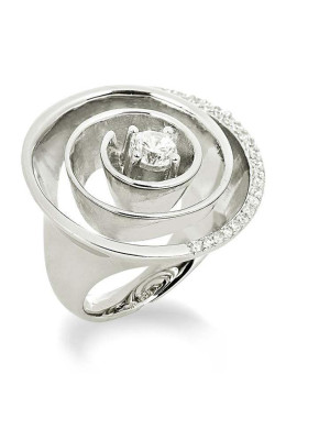 Argent Bague ZR-3566