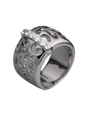 Argent Bague ZR-3577