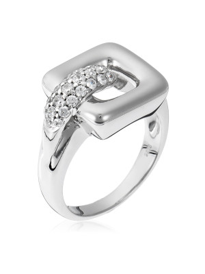 Argent Bague ZR-3584