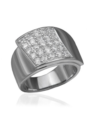 Argent Bague ZR-3603