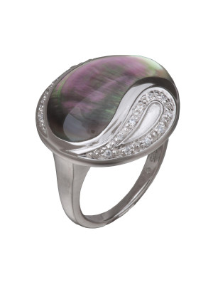 Argent Bague ZR-3642