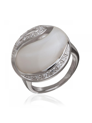 Argent Bague ZR-3643