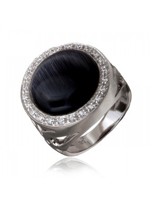 Argent Bague ZR-3654