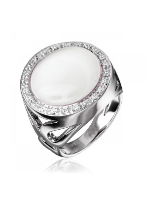 Argent Bague ZR-3655