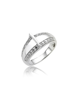 Argent Bague ZR-3668