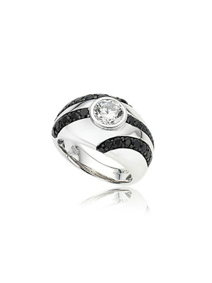 Argent Bague ZR-3678