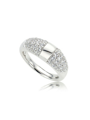 Argent Bague ZR-3684