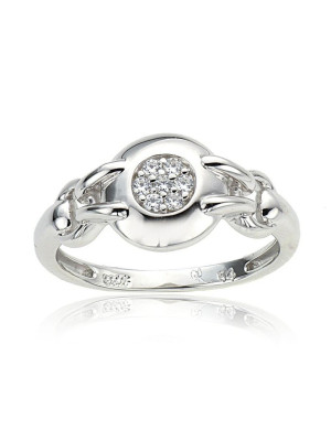 Argent Bague ZR-3689