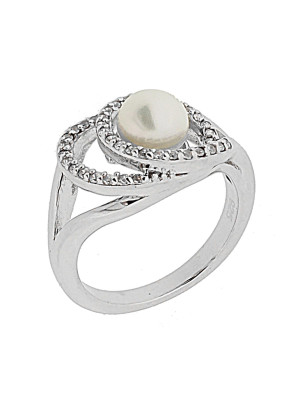 Argent Bague ZR-3881