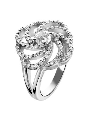 Argent Bague ZR-3892